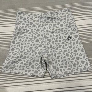 Ryderwear Gray Leopard Print Women's Shorts